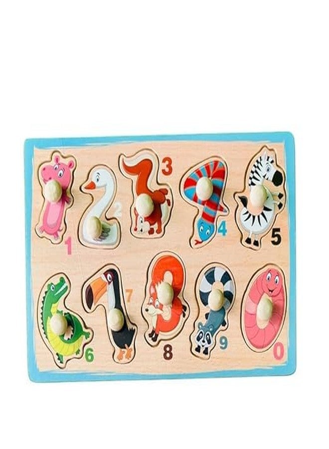 NEKSTY Wooden Animal Bird and Flys Pegged Knob Toy Combo | 2 Sets with 18 Pieces | Perfect for Toddlers 2+ | Enhances Fine Motor Skills Shape Recognition and Imaginative Play | Safe and Durable - Image 2